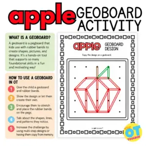 School-Based Occupational Therapists Turn to Apple-Themed Activities to Kick Off Fall Caseloads